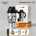 Garfield Silver 1L Stainless Steel Tumbler Gift Bundle