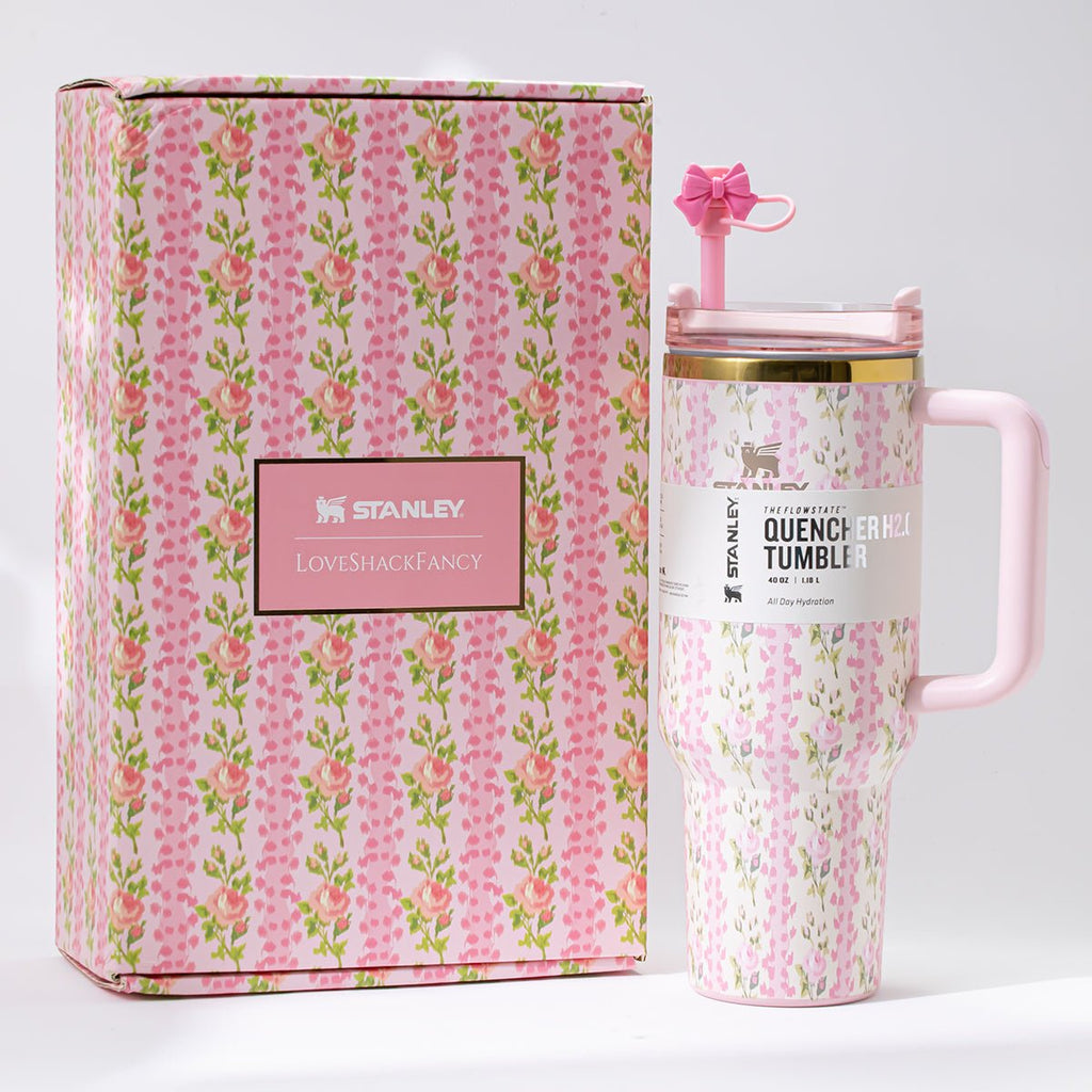 Stanley x LoveShackFancy Large Capacity Insulated Tumbler with Straw